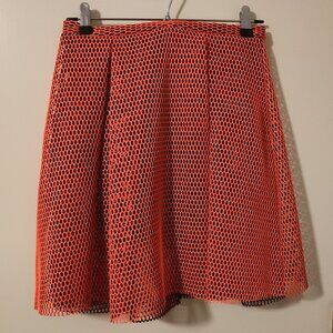 Medium - Pink Orange Mesh Net Skirt